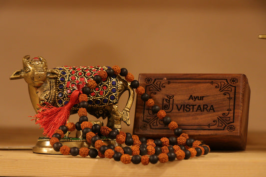 Energize  Karungali-Rudhraksh Combined Mala (8mm)
